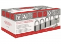 Set lucchetti hardinox 5 same key d30