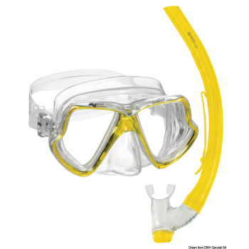 Set maschera e boccaglio PVC bambino 