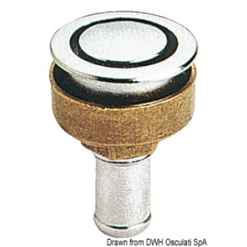 Sfiato carburante in ottone cromato a filo-20.284.01