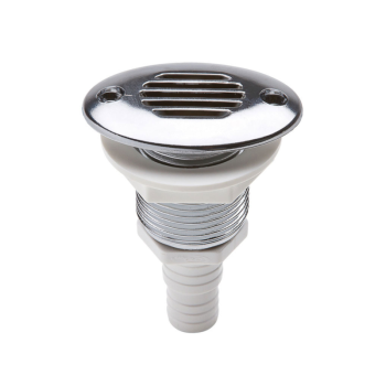 Sfiato cromato ovale Ø mm.17/19