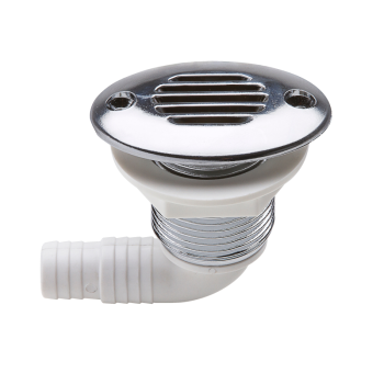 Sfiato cromato ovale Ø mm.17/19