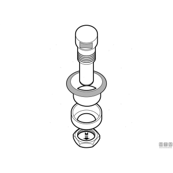 Sfiato curvo 90°a filo d20mm sx rina ocr 