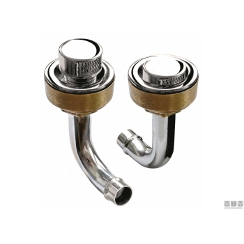 Sfiato curvo 90°a filo d20mm sx rina ocr 