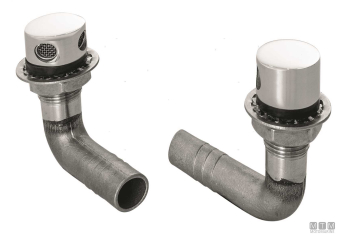 Sfiato Curvo 90° Inox