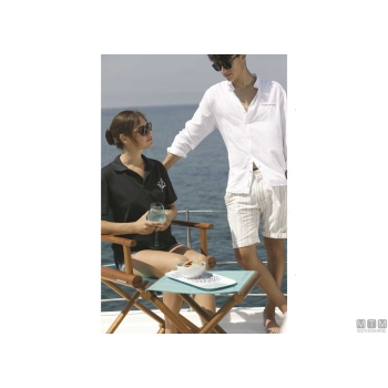 Sgabello mb teak blue navy