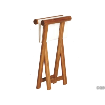 Sgabello mb teak nero