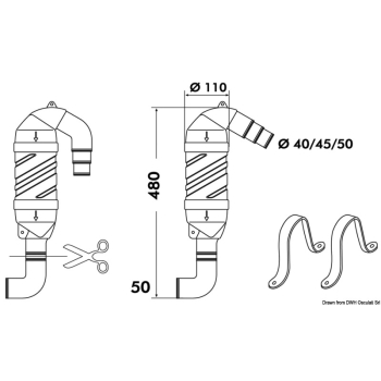 Sifone antiriflusso di scarico-51.374.01
