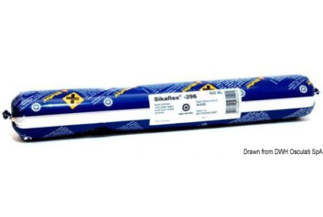 Sikaflex 296 sigillante nero per vetro 600 ml 