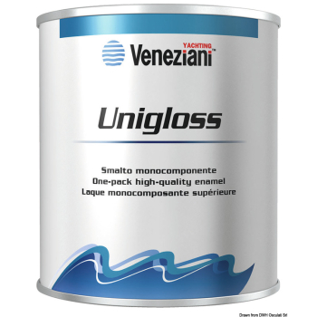 Smalto Unigloss blu fondale 0,5 l 