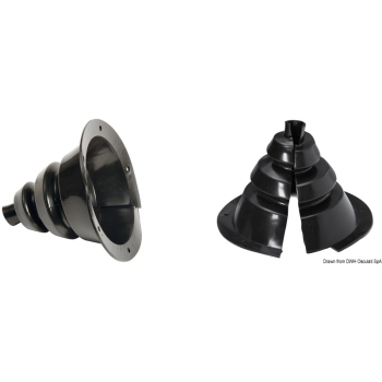 Soffietto passacavo apribile Ø esterno 107 mm 