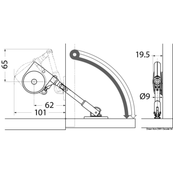 Soft-down stay bianco 0,49-1,18 Nm 