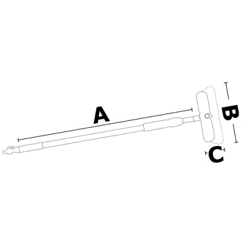 Spazzolone telesc. Mafrast standard 95/150 cm 