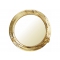Specchio oblo d210mm ottone