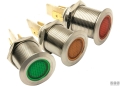 Spia pilot light 19mm rosso 24v