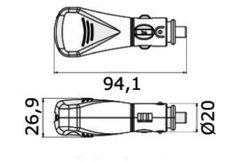 Spina con attacco USB  