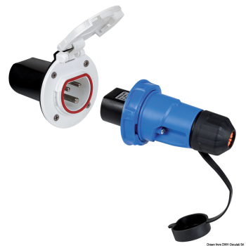 Spina elettrica 16 A 250 V 