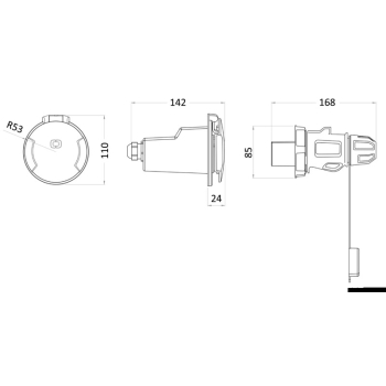 spina elettrica 32 A 250 V 