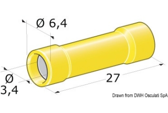 Spinotto giunzione maschio 1-2,5 mm² 