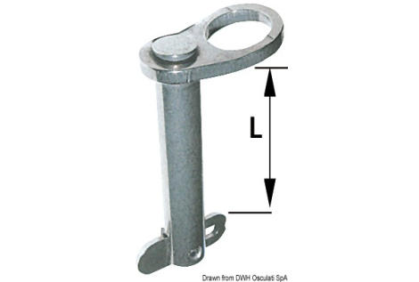 Spinotto inox 60 mm Ø 10 mm B 