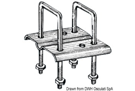 Staffa di fissaggio rullo destra 