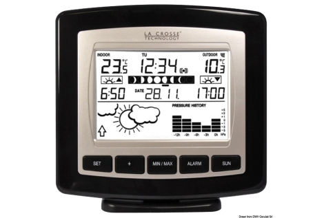 Stazione meteo compatta radio controllata-28.883.51