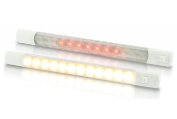 STRIP LED BIANCO CALDO/ROSSO 12V