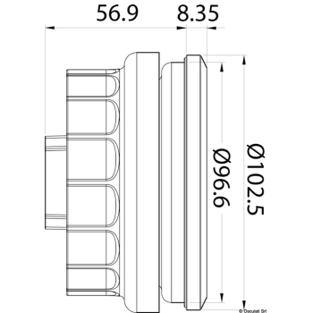 Strumento multifunzione LCD per fuoribordo Yamaha 
