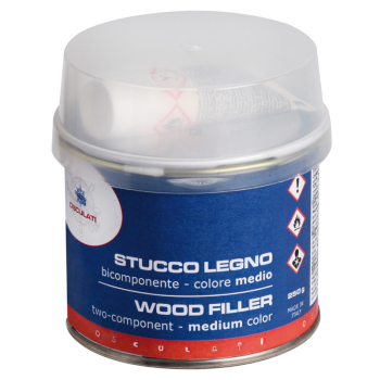 Stucco legno bicomponente medio 150 ml L4110 L4109 L4109 + BPO