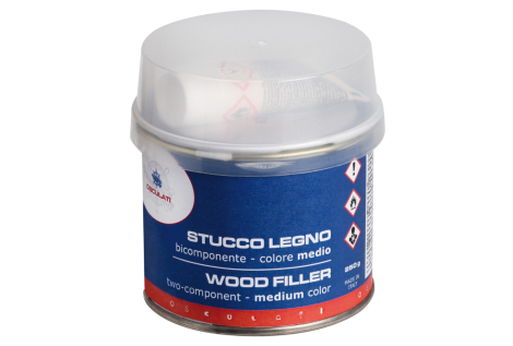 Stucco legno bicomponente medio 150 ml L4110 L4109 L4109 + BPO