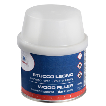 Stucco legno bicomponente scuro 150 ml L4110 L4109 L4110 + BPO