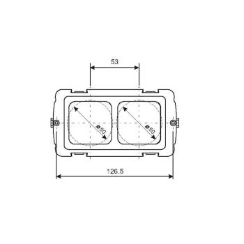Supporto a due moduli