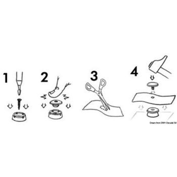 Supporto in plastica Stayput Press 