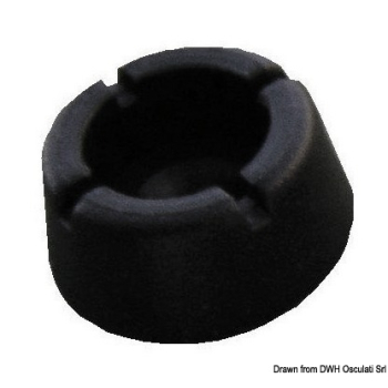 Supporto in plastica Stayput Press Nero 