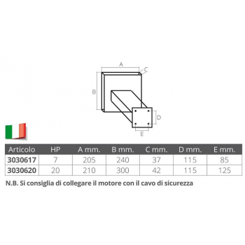 SUPPORTO MOTORE BASCULANTE