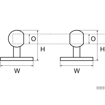 Supporto pass d35mm ottone 