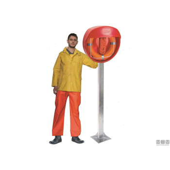 Supporto per contenitore salvagente anulare h150cm