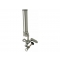 Supporto Portacanne Doppio Snodo con Morsetto in Ottone Cromato d40mm 