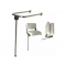 Supporto sedile chiud.28x54x74cm inox