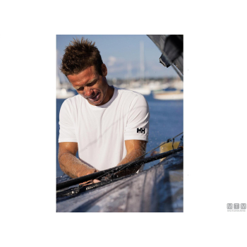 T-shirt h/h tech t 001 bianco xl