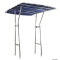T-Top in Acciaio Inox con 4 Portacanne 