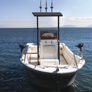 T-Top professionale 2000x1400 bianco con telo blu 