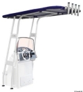 T-Top professionale 2000x1600 bianco con telo blu 