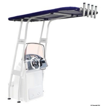 T-Top professionale 2000x1600 nero con telo nero 