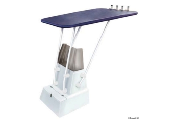 T-Top professionale Heavy Duty bianco con telo blu 