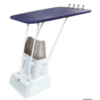 T-Top professionale Heavy Duty bianco con telo blu 