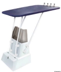 T-Top professionale Heavy Duty bianco con telo blu 