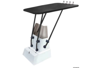T-Top professionale Heavy Duty nero con telo nero 