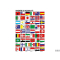 Tabella adesiva bandiere int