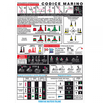 Tabella Adesiva Codice Marino