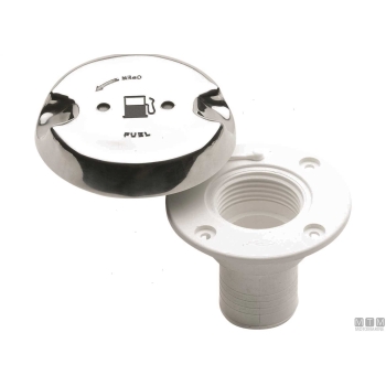 Tappo can fuel d38 pl inox cap